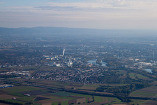 Sandhofen von Norden in Mannheim im Bundesland Baden-Württemberg, Deutschland