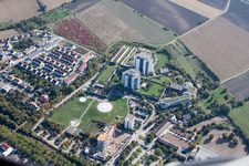 Luftaufnahme von Oggersheim, BG-Unfallklinik in Ludwigshafen am Rhein im Bundesland Rheinland-Pfalz, Deutschland