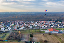 Luftbild von Edeka Fitterer in Bietigheim im Bundesland Baden-Württemberg, Deutschland