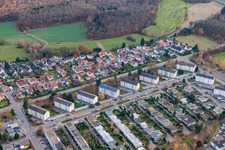 Schrägluftbild von Neckarstr in Rastatt im Bundesland Baden-Württemberg, Deutschland