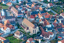 Kirchengebäude der Eglise de Seltz in Seltz in Grand Est im Bundesland Bas-Rhin, Frankreich