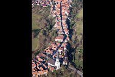 Altstadtbereich und Innenstadtzentrum Hinterstädel Ludwigstraße in Jockgrim im Bundesland Rheinland-Pfalz, Deutschland