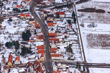 Schrägluftbild von Kandel, Saarstr im Bundesland Rheinland-Pfalz, Deutschland