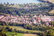 Lauterbourg (Elsass) im Bundesland Bas-Rhin, Frankreich von der Drohne aus gesehen