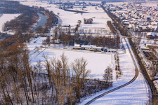 Sportplatz in Neupotz im Bundesland Rheinland-Pfalz, Deutschland