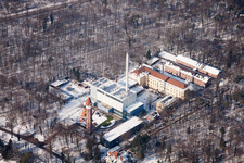 Luftaufnahme von Karlsruhe, Staatliche Majolika Manufaktur im Ortsteil Innenstadt-West im Bundesland Baden-Württemberg, Deutschland
