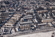 Luftbild von Karlsruhe-Nordweststadt von Osten im Bundesland Baden-Württemberg, Deutschland