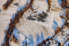Klingbachauen im Winter bei Schnee in Steinweiler im Bundesland Rheinland-Pfalz, Deutschland