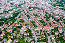 Ortsteil Südweststadt in Pforzheim im Bundesland Baden-Württemberg, Deutschland