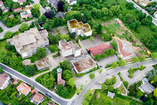 Luftbild von Pforzheim SW, Reuchlin Gymnasium im Ortsteil Südweststadt im Bundesland Baden-Württemberg, Deutschland