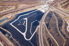 Bruchsal, Deponie an der B3 im Bundesland Baden-Württemberg, Deutschland