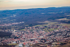 Luftbild von Wiesloch aus Süden im Bundesland Baden-Württemberg, Deutschland