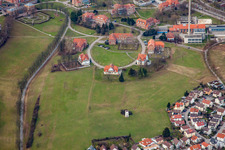 Luftbild von Psychiatrisches Landeskrankenhaus im Ortsteil Altwiesloch in Wiesloch im Bundesland Baden-Württemberg, Deutschland