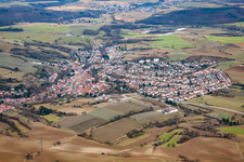 Baiertal von Westen in Wiesloch im Bundesland Baden-Württemberg, Deutschland