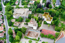 Luftaufnahme von Pforzheim SW, Reuchlin Gymnasium im Ortsteil Südweststadt im Bundesland Baden-Württemberg, Deutschland