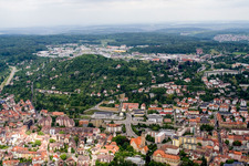 Luftbild von Ortsteil Brötzingen in Pforzheim im Bundesland Baden-Württemberg, Deutschland