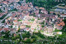 Luftaufnahme von Ortsteil Brötzingen in Pforzheim im Bundesland Baden-Württemberg, Deutschland
