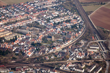 Ortsteil Friedrichsfeld in Mannheim im Bundesland Baden-Württemberg, Deutschland
