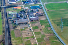 Stall Erny und Stall Dehoust am Marderweg im Ortsteil Friedrichsfeld in Mannheim im Bundesland Baden-Württemberg, Deutschland