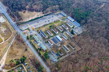 US-Kaserne European Training Center an der Friedrichsfelder Landstraße in Schwetzingen im Bundesland Baden-Württemberg, Deutschland