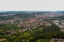 Brötzingen von Westen in Pforzheim im Bundesland Baden-Württemberg, Deutschland