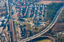 B36 im Ortsteil Rheinau in Mannheim im Bundesland Baden-Württemberg, Deutschland