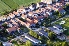 Drohnenbild von Saarstr in Kandel im Bundesland Rheinland-Pfalz, Deutschland