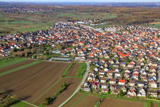 Luftbild von Feldstr in Au am Rhein im Bundesland Baden-Württemberg, Deutschland