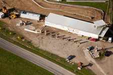 Mothern (Elsass) im Bundesland Bas-Rhin, Frankreich aus der Vogelperspektive