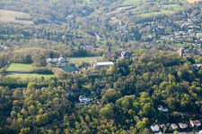 Luftbild von Durlach, Sportschule Schöneck hinterm Turmberg in Karlsruhe im Bundesland Baden-Württemberg, Deutschland