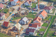 Am Höhenweg in Kandel im Bundesland Rheinland-Pfalz, Deutschland von oben