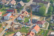 Am Höhenweg in Kandel im Bundesland Rheinland-Pfalz, Deutschland aus der Luft