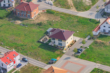 Drohnenaufname von Am Höhenweg in Kandel im Bundesland Rheinland-Pfalz, Deutschland