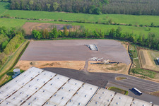 Neuebau Logistikcenter STS Group im Gewerbegebiet Horst im Ortsteil Minderslachen in Kandel im Bundesland Rheinland-Pfalz, Deutschland