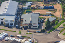 Dreyer Rolladen im Gewerbegebiet Horst im Ortsteil Minderslachen in Kandel im Bundesland Rheinland-Pfalz, Deutschland