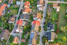 Luftbild von Am Berg im Ortsteil Grünwettersbach in Karlsruhe im Bundesland Baden-Württemberg, Deutschland