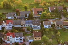 Luftaufnahme von Am Berg im Ortsteil Grünwettersbach in Karlsruhe im Bundesland Baden-Württemberg, Deutschland