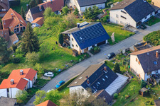 Albert-Schneller-Weg im Ortsteil Grünwettersbach in Karlsruhe im Bundesland Baden-Württemberg, Deutschland aus der Luft