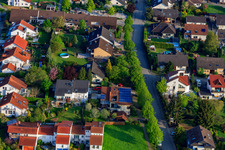 Luftaufnahme von Ruländerstr im Ortsteil Stupferich in Karlsruhe im Bundesland Baden-Württemberg, Deutschland