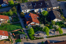 Luftbild von Silvanerstr im Ortsteil Stupferich in Karlsruhe im Bundesland Baden-Württemberg, Deutschland
