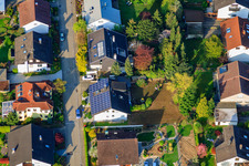 Luftaufnahme von Gutedelstr im Ortsteil Stupferich in Karlsruhe im Bundesland Baden-Württemberg, Deutschland