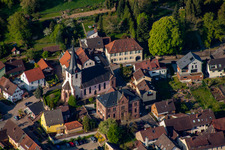 Kirchhofstr im Ortsteil Söllingen in Pfinztal im Bundesland Baden-Württemberg, Deutschland