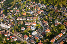 Ortsteil Schluttenbach in Ettlingen im Bundesland Baden-Württemberg, Deutschland von oben