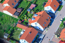 Luftbild von Im Erbsenfeld im Ortsteil Mörzheim in Landau in der Pfalz im Bundesland Rheinland-Pfalz, Deutschland
