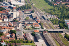 Landau, Bahnhof in Landau in der Pfalz im Bundesland Rheinland-Pfalz, Deutschland