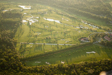 Luftbild von Karlsruhe, Golf Club Hofgut Scheibenhardt e.V im Ortsteil Beiertheim-Bulach im Bundesland Baden-Württemberg, Deutschland