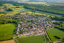 Frauenweiler von Nordosten in Wiesloch im Bundesland Baden-Württemberg, Deutschland