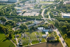 Umspannwerk vor der DITIB in Wiesloch im Bundesland Baden-Württemberg, Deutschland