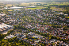 Luftbild von Wiesloch im Bundesland Baden-Württemberg, Deutschland