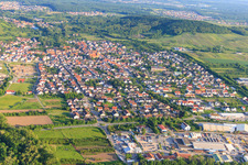 Stadtansicht von Norden in Rauenberg im Bundesland Baden-Württemberg, Deutschland